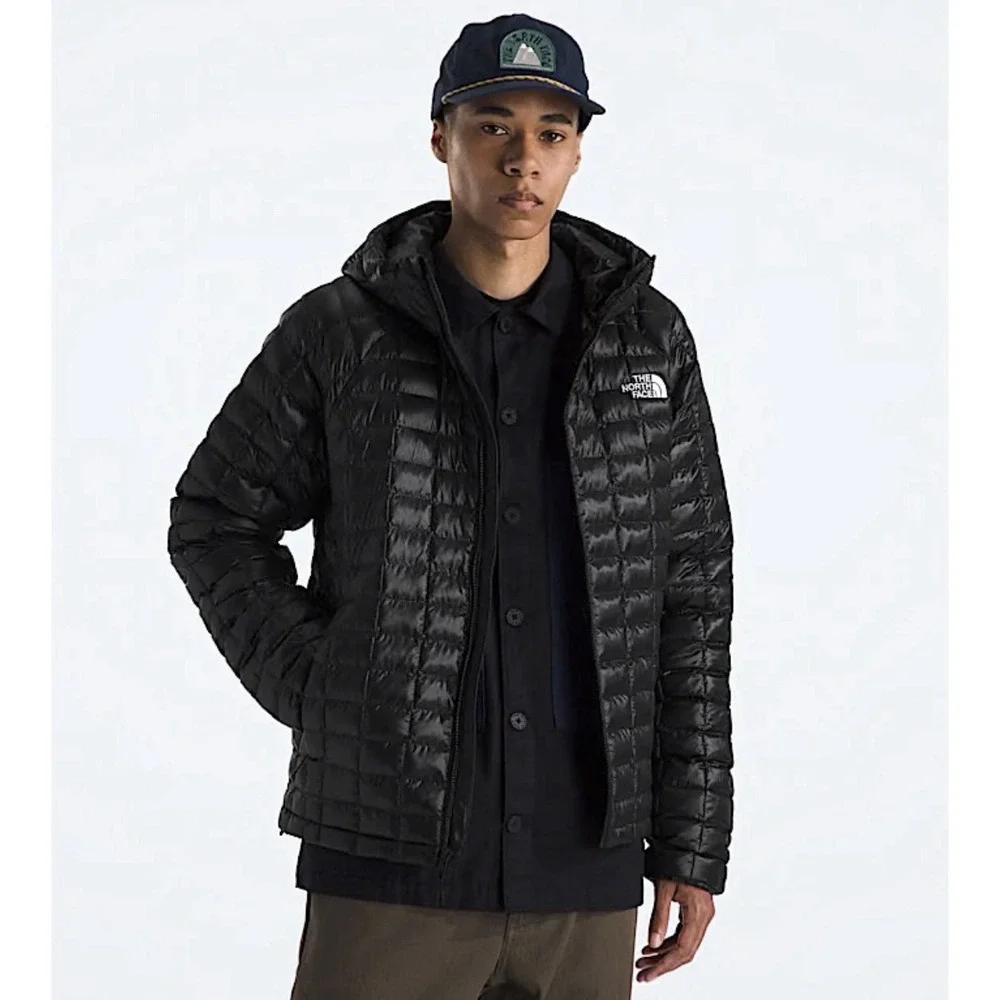 NEW The North Face Thermoball Hooded Jacket Black Men's XL NFOA8D1N $250 NWT